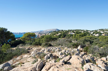 Fototapeta na wymiar The coast in Javea, Costa blanca, Alicante