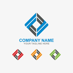 Double F letter logo icon. Abstract letter F business logo