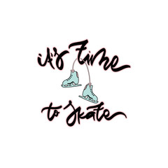 It's time to skate vector illustation.