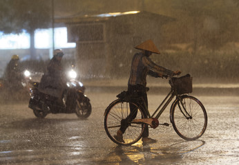 Hanoi in Typhoon