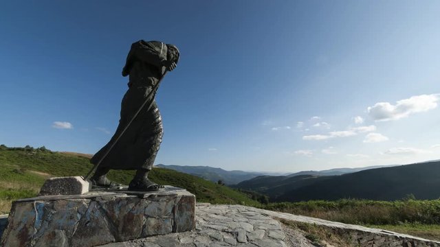 Time lapse de la estatua en la Monta&ntilde;a Alto de San Roque