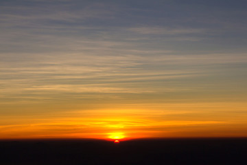Sky for background at sunrise or sunset time.