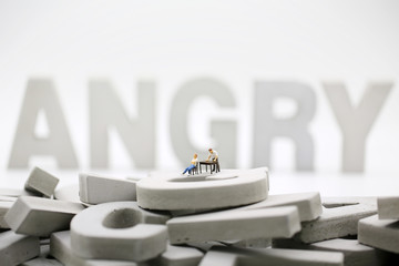 angry block word