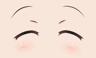 Real smiling anime eyes (manga) girls
