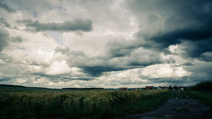 Landschaftsaufnahmen bei Gewitter