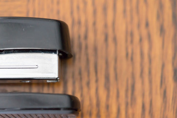 Stapler lying on Side on Table