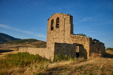 Fototapeta na wymiar Valdecantos abandoned village in Soria province, Spain