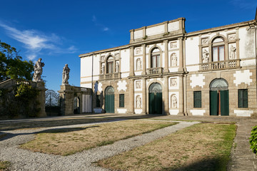 Fototapeta na wymiar Monselice, Italy - July 13, 2017: View of Villa Dudo .