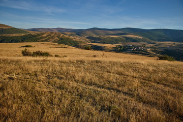Valdecantos abandoned village in Soria province, Spain