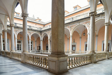 Fototapeta na wymiar Doria-Tursi palace in Genoa