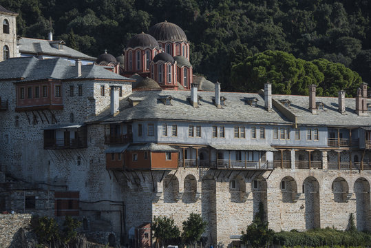 Mount Athos in Greece