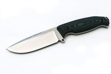 Knife for the huntsman, tourist, hunter or military.