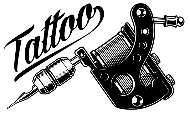 Tattoo machine (monochrome)