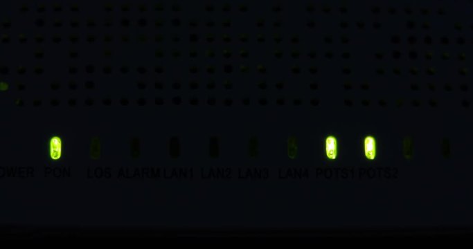 red light blink warning wireless lan error, modem router equipment internet connection lost