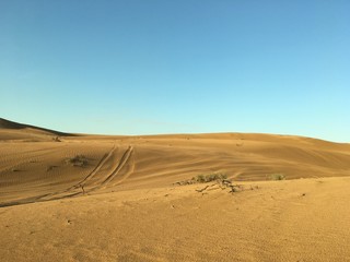 Fototapeta na wymiar Wüste im Abendlicht