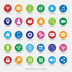 Media Icons Coloured