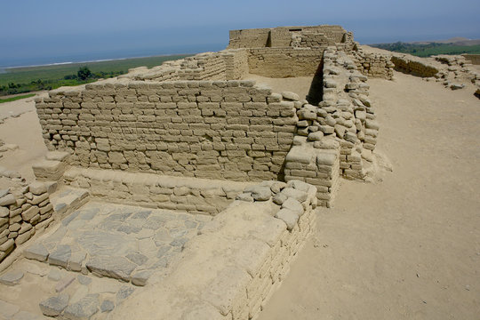 Paramonga  - a city constructed at the border of the former Kingdom of Chimor in Peru 

