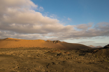 Panorama di Lanzarote (Isole Canarie) - Paesaggio vulcanico