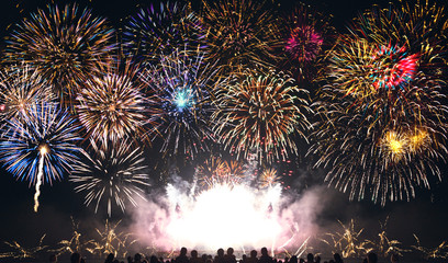 Wunderschönes Feuerwerk