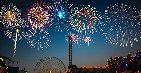 Wunderschönes Feuerwerk