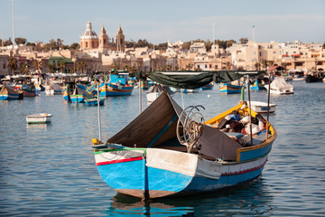 Marsaxlokk wioska rybacka na Malcie