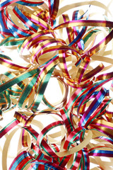 Luftschlangen Silvester Karneval feiern