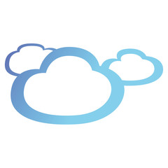 Cloud icon Flat.