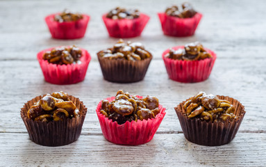 Chocolate corn flakes cup cakes