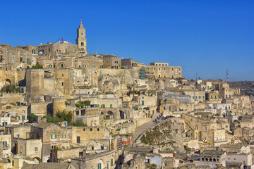 Matera, Italy: landscape of the old town