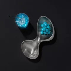 Fotobehang Cocktail Longdrink und Bonbons  © peterschreiber.media