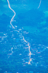 Top View of Country Village at Phu Chi Fa View Point