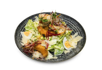 Crispy Chicken Breast Salad