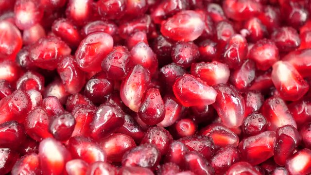 Pomegranate Seeds as not loopable roating, 4K
