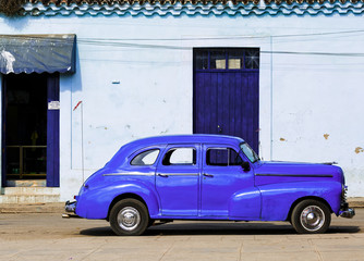 Vintage American Car in Cuba