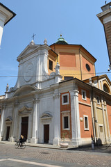 Fototapeta na wymiar kirche Santa Maria del Suffragio in ravenna, italien