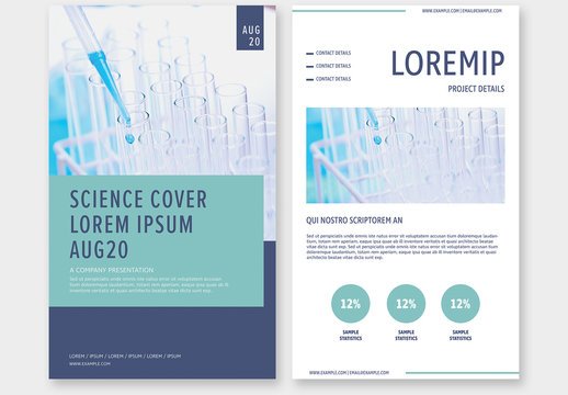 Brochure with Science Elements 1