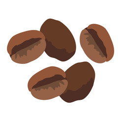 コーヒー豆　イラスト

