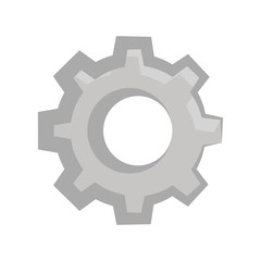 Gear machinery piece cartoon