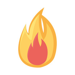 flame fire symbol cartoon