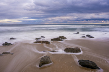 Moody day on the beach