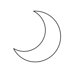 Moon quarter waning cartoon