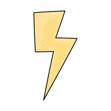 Ray energy symbol cartoon