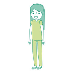 surgeon woman avatar character icon vector illustration design