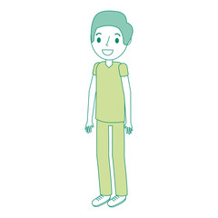 surgeon man avatar character icon vector illustration design