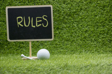 rules of golf