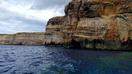 Fototapeta na wymiar Sea cave in Malta