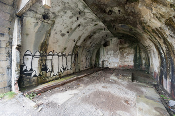 Obraz premium souterrain fort des capucins finistère