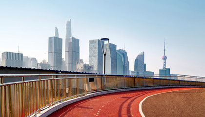 Shanghai city skyline