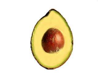 juicy avocado pear sitting on a table