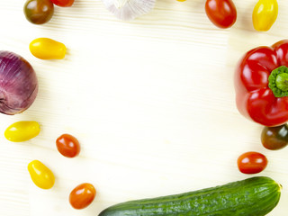 Obraz na płótnie Canvas Different vegetables close up